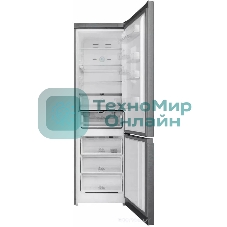 Холодильник Hotpoint HT 7201I MX O3 нержавеющая сталь двухкамерный 239/83 л морозилка снизу, No Frost