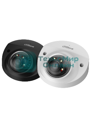 Уличная мини-купольная IP-видеокамера Dahua DH-IPC-HDBW2449FP-AS-IL-0360B Smart Dual Light с ИИ 4Мп, 1/2.9” CMOS, объектив 3.6мм, видеоаналитика, ИК до 30м, LED до 30м, IP67, корпус: металл