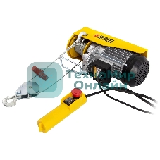 Тельфер электрический Denzel TF-500 0.5 т, 1020 Вт, высота 12 м, 10 м/мин