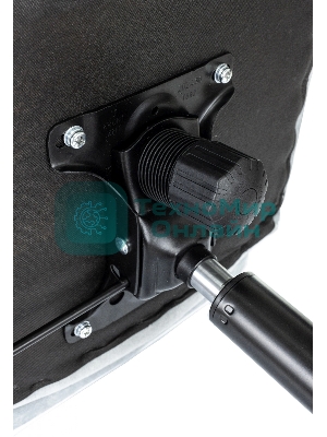 Кресло Бюрократ Triest Fabric серо-голубой, ткань