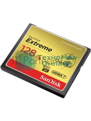 Флеш карта CF 128Gb SanDisk Extreme 120Mb/s