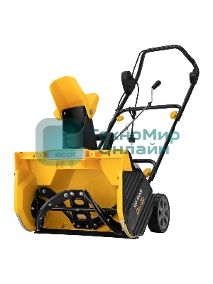 Электрическая снегоуборочная машина Denzel ESB-460-M, 1.8 кВт, металлический шнек, LED фара