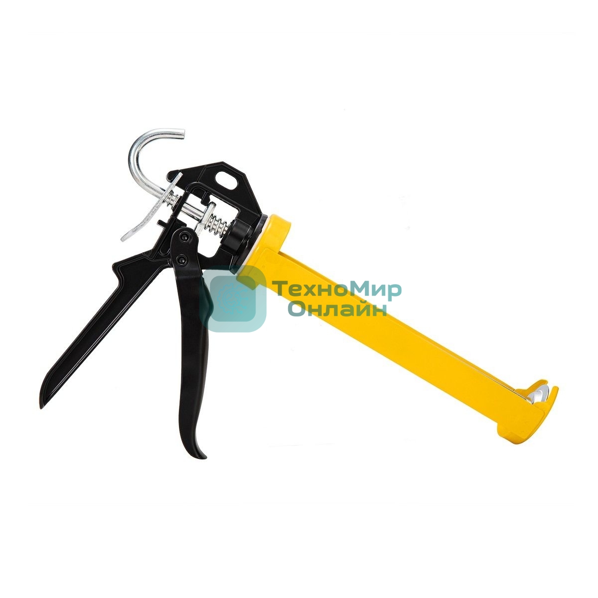 Пистолет для герметика Deli DL2370 Размер: 9 дюймов/230 мм. Сталь А3 + алюминий. Угол поворота 360.