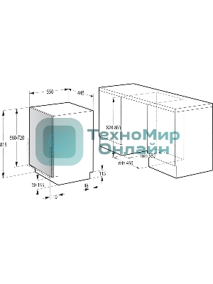 Встраиваемая посудомоечная машина Gorenje GV561D10, узкая, ширина 44.8см, полновстраиваемая, загрузка 11 комплектов