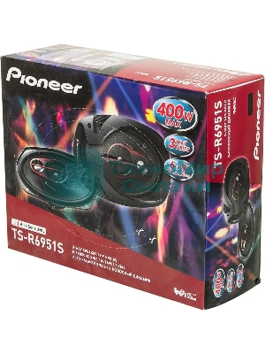 Колонки автомобильные Pioneer TS-R6951S 400Вт 4Ом 15x23см (6x9дюйм) (ком.:2кол.) коаксиальные трехполосные