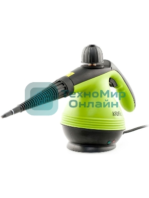 Пароочиститель ручной Kitfort КТ-906 1200Вт зеленый