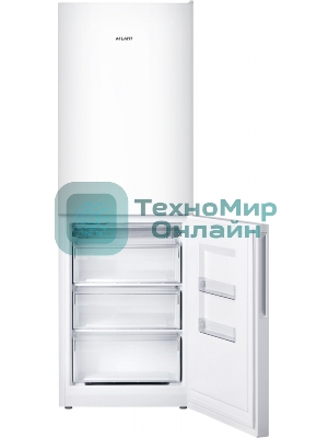 Холодильник Atlant ХМ-4619-101 белый двухкамерный 182/119л морозилка снизу