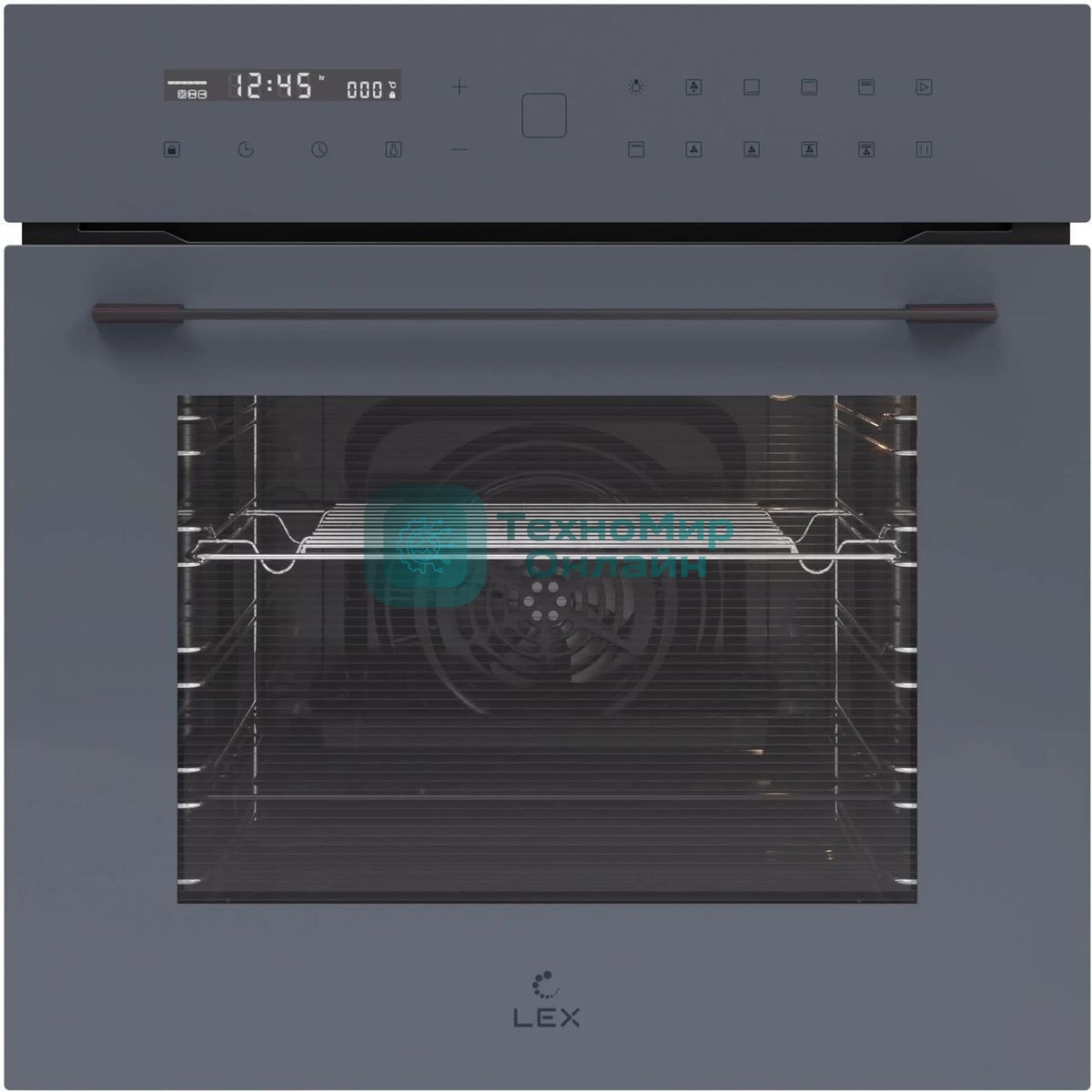 Духовой шкаф электрический LEX EDS 101 GR, встраиваемый, серый