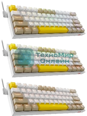 Клавиатура Redragon Fizz проводная, USB Type-A, белый