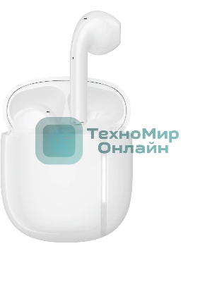 Наушники TWS Aksberry G21 Light Line белый, вкладыши, Bluetooth, до 4 ч