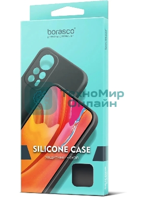 Чехол (клип-кейс) BoraSCO для Infinix Hot 40 черный (72732)