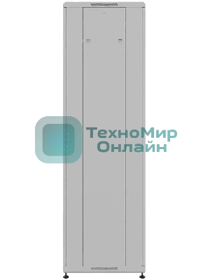 Шкаф коммутационный NTSS Премиум (NTSS-R42U6060PD) напольный 42U 600x600 мм пер. дв. перфор. металл 900 кг серый 510 мм 86 кг IP20 металл