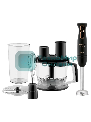 Блендер погружной Scarlett SC-HB42K09 черный;