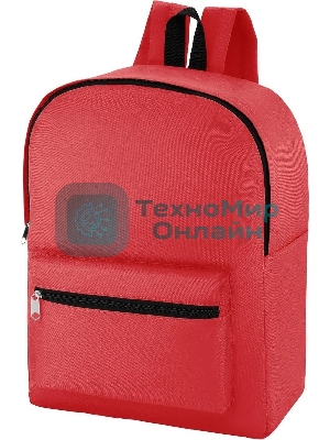 Рюкзак Silwerhof Simple, красный, 28x41x14см, 830836