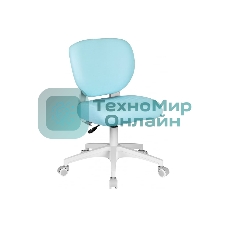 Кресло Cactus CS-CHR-3594BL голубой, ткань, 75 кг, механизм качания