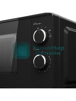 Микроволновая печь Kuppersberg TMW 203 B черный, 20 л, 700 Вт, переключатели - поворотный механизм