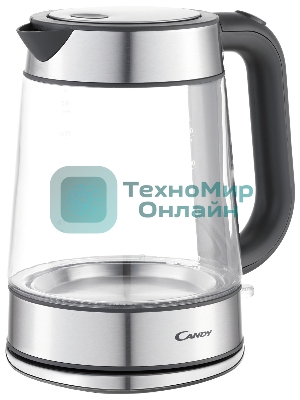Чайник электрический Candy CK-303 1.8л. 2200Вт графит корпус: Металл/стекло/пластик