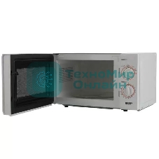Микроволновая печь Mystery MMW-2013 белый, 20 л, 800 Вт, переключатели - поворотный механизм