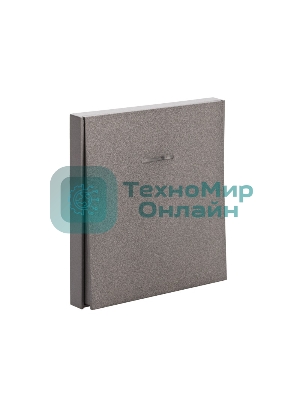 Выключатель Kranz STRONG 1 кл с подсветкой 10А с/у графит