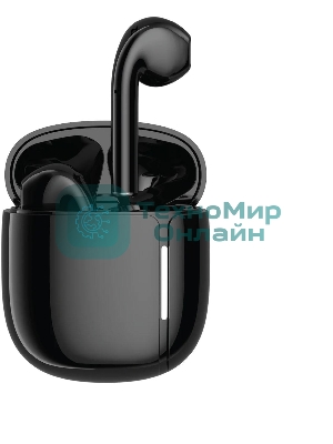 Наушники TWS Aksberry G21 Light Line черный, вкладыши, Bluetooth, до 4 ч
