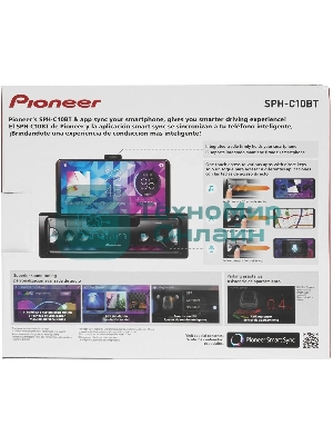 Автомагнитола Pioneer SPH-C10BT 1DIN 4x50Вт