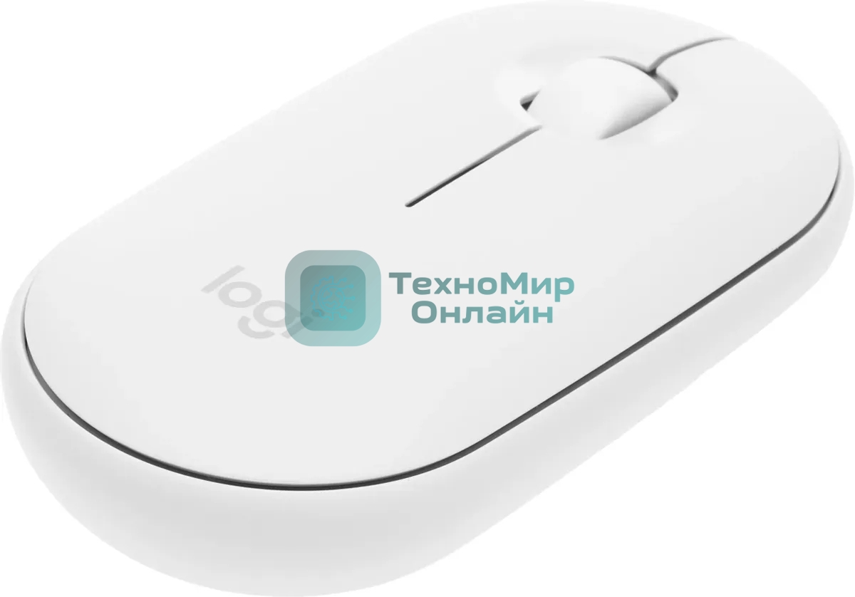 Мышь беспроводная Logitech Pebble 2 M350S белый, 4000 dpi, Bluetooth, кнопки - 3
