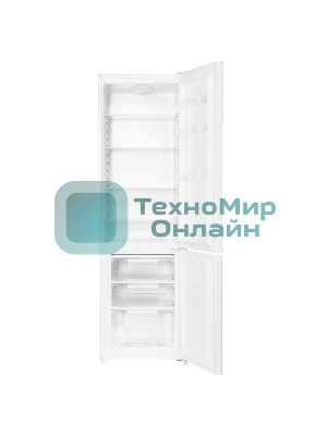 Холодильник Maunfeld MFF180W белый двухкамерный 192/68л морозилка снизу, De Frost