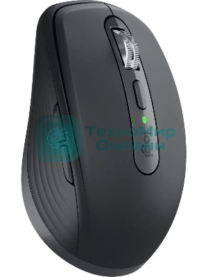Мышь беспроводная/проводная Logitech MX Anywhere 3S графитовый, 8000 dpi, радиоканал, Bluetooth, USB, кнопки - 6