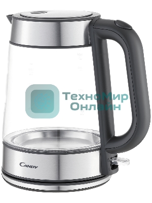 Чайник электрический Candy CK-303 1.8л. 2200Вт графит корпус: Металл/стекло/пластик