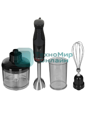 Блендер погружной Bosch MSM4B621, 1000 Вт, черный