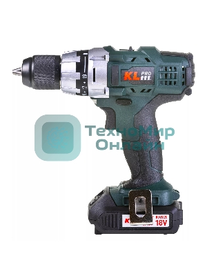 Дрель-шуруповерт Klpro KLNM18-20, 18 В, 2 Ач, 40 Нм, бесщеточный