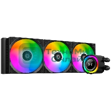 Система жидкостного охлаждения ID-Cooling FX360 TD ARGB Soc-AM5/AM4/1200/1700/1851 черный 4-pin 27.2dB Al+Cu LCD 350W Ret