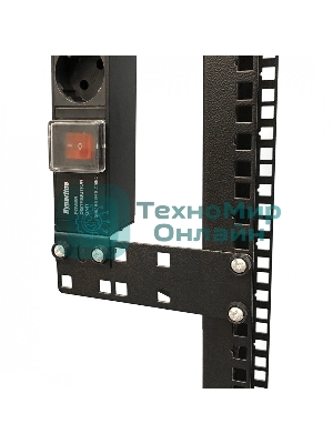 Кронштейн Hyperline, прямое, 141,2х44х2 мм (ВхШхГ), вертикальный, 19