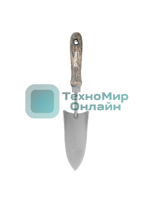 Совок посадочный узкий Palisad LUXE 70х330 мм, стальной, рукоятка из ясеня