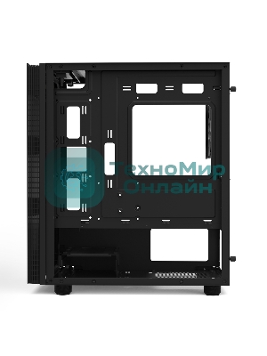 Компьютерный корпус ZALMAN T4 PLUS, MATX, черный, WINDOW, 1 x Combo (3.5'' or 2.5''), 1x3.5'', 2x2.5