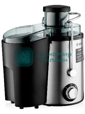 Соковыжималка BRAYER BR1711 серебристый, центробежная, 800 Вт, 500 мл, механическое