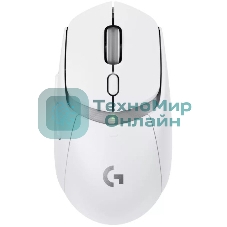 Мышь беспроводная Logitech G309 Lightspeed белый, 25600 dpi, радиоканал, Bluetooth, USB, кнопки - 6