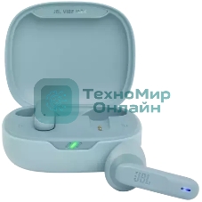 Наушники TWS JBL Wave Flex мятный, вкладыши, Bluetooth, до 8 ч