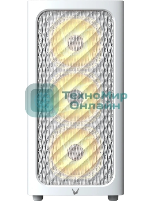 Компьютерный корпус Aerocool/Formula V Line Air Mesh G3 Plus White, MATX, Type-C*1, USB 3.0*2, FRONT 3x120мм FRGb, REAR 1x120мм FRGb