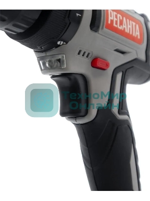 Дрель-шуруповерт аккумуляторная Ресанта ДА-20-2ЛК 75/14/11, Аккумуляторная, 20В, 2 АКБ, Кейс