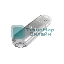 Флешка USB Maxvi P1 (FD64GBUSB20C10P1 silver), 64GB, USB 2.0, R/W 12/5, серебристый