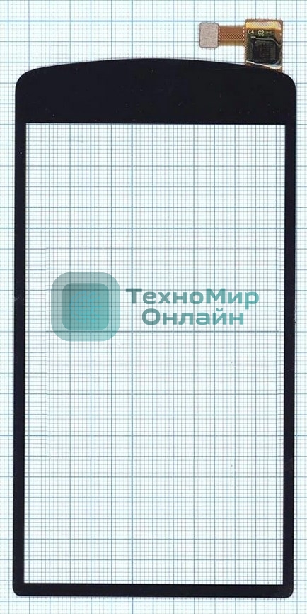 Сенсорное стекло (тачскрин) для OPPO N1 mini, черное