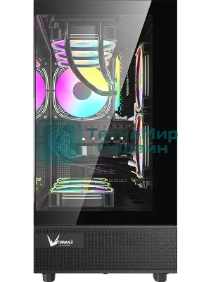 Компьютерный корпус AeroCool/Formula Crystal Z8 FLOE черный без БП ATX 3x120мм 5x140мм 1xUSB2.0 1xUSB3.0 1xUSB3.1 audio bott PSU