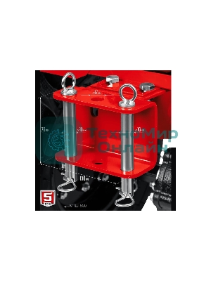 Мотоблок ЗУБР МТШ-500 бензиновый с ВОМ, 212 см3