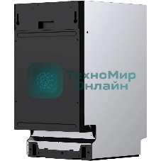 Встраиваемая посудомоечная машина Zigmund & Shtain DW 308.4, черный, 44.8 см, 11 компл., 49 дБ, класс A++