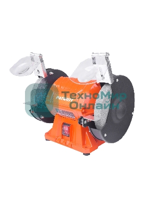 Станок заточной PATRIOT Expert GM 150 P, 375Вт, 2980об/мин, 150мм диск, A36/A60 зерн, посадочный 12.7мм, асинхронный, адаптер на круги 32 мм