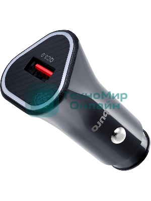 Автомобильное зарядное устройство Buro BUCL1 3A QC черный