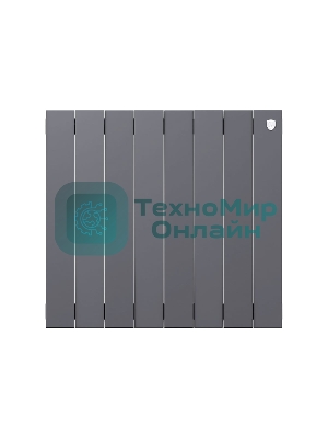 Радиатор биметаллический Royal Thermo PianoForte 500 Серебристый VR80 - 8 секц.