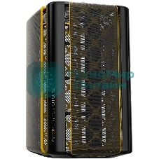 Компьютерный корпус без блока питания Geometric Future Model 2 The Ark, Mini-Tower, no fans, 3xUSB-A 3.0, 1xUSB 3.2 Type-C, mATX, mITX Black/Gold