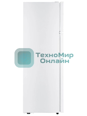 Холодильник Hyundai CT2551WT белый двухкамерный 166/40л морозилка сверху